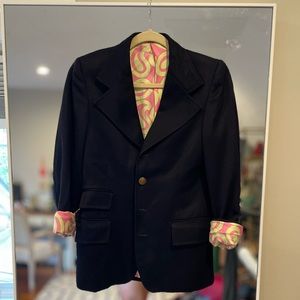 Navy blue blazer